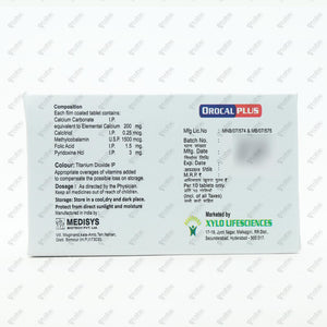 Orocal Plus Tablet 10's