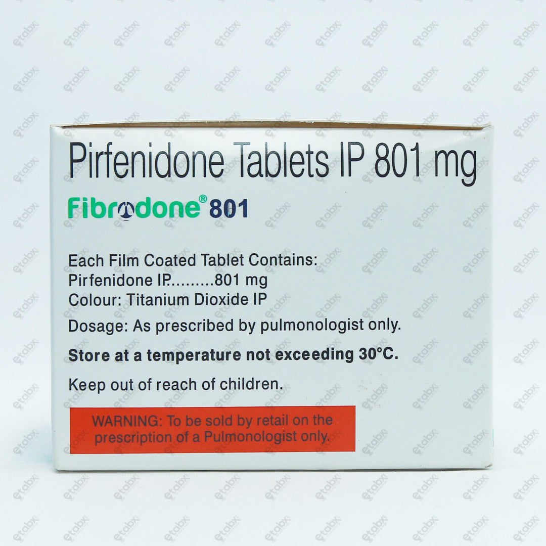 FIBRODONE 801mg Tablets (10's)