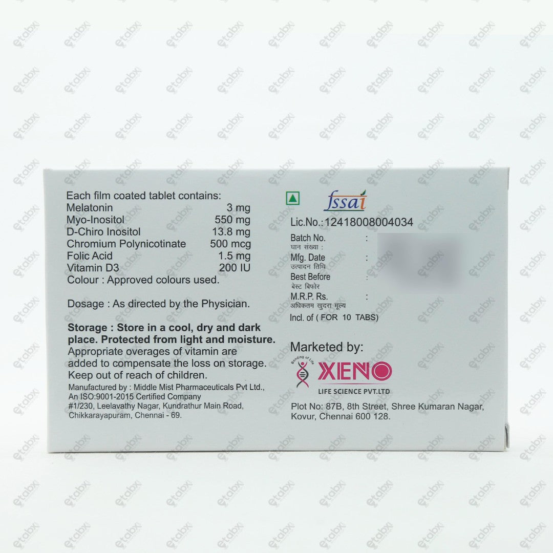 Xenositol Tablet 10's