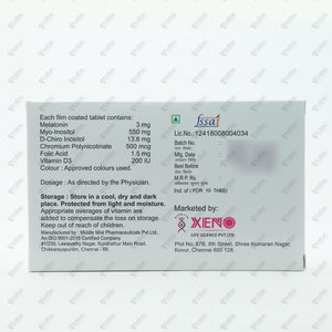 Xenositol Tablet 10's