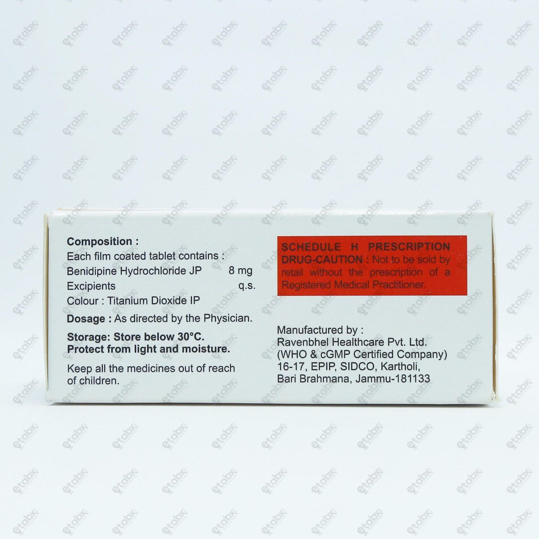 BENIDIN 8mg Tablets 15's