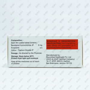 BENIDIN 8mg Tablets 15's