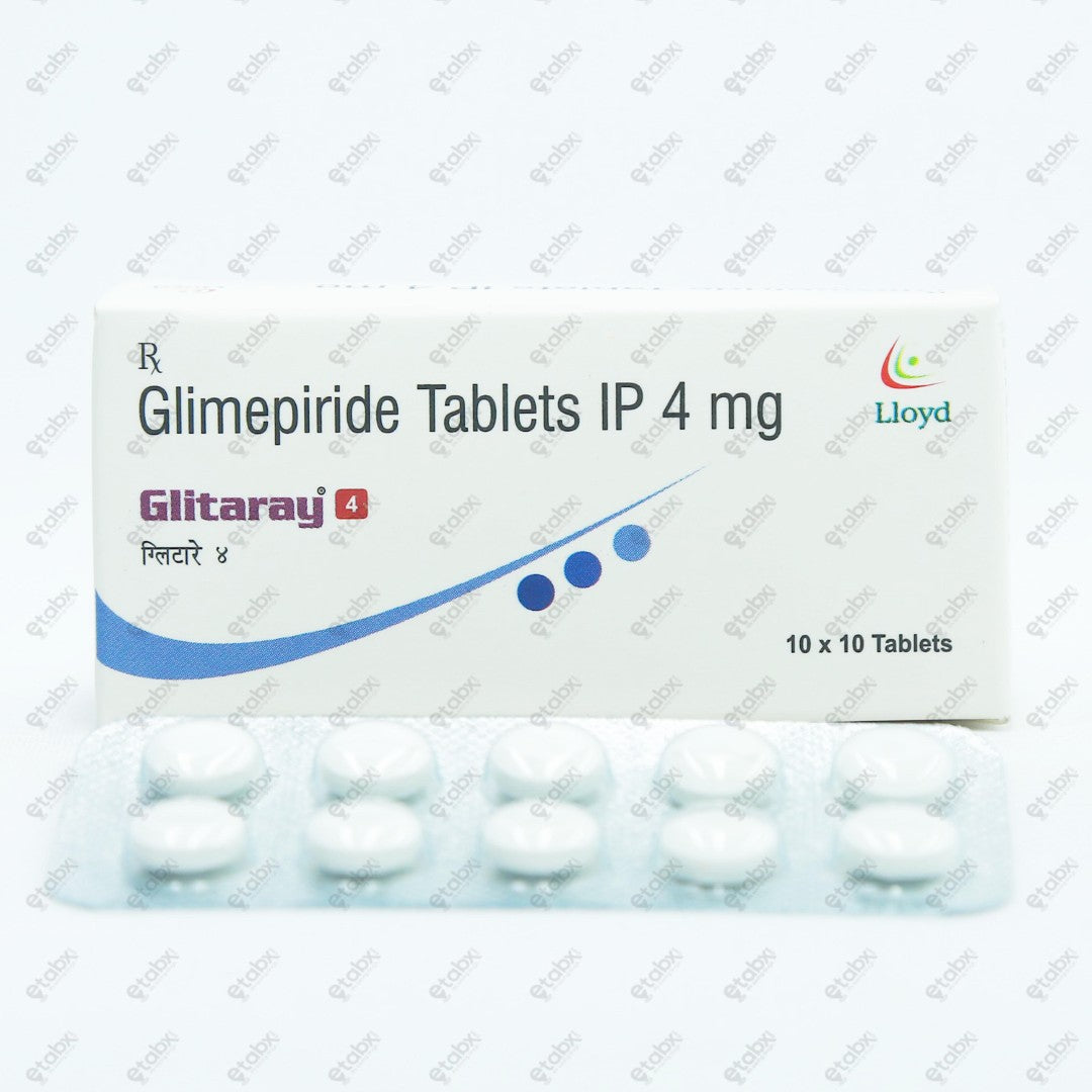 Glitaray 4mg Tablet 10's