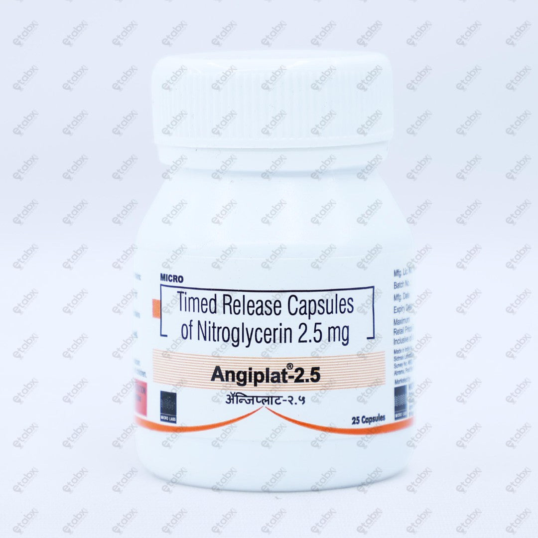 Angiplat 2.5mg Capsule 25's