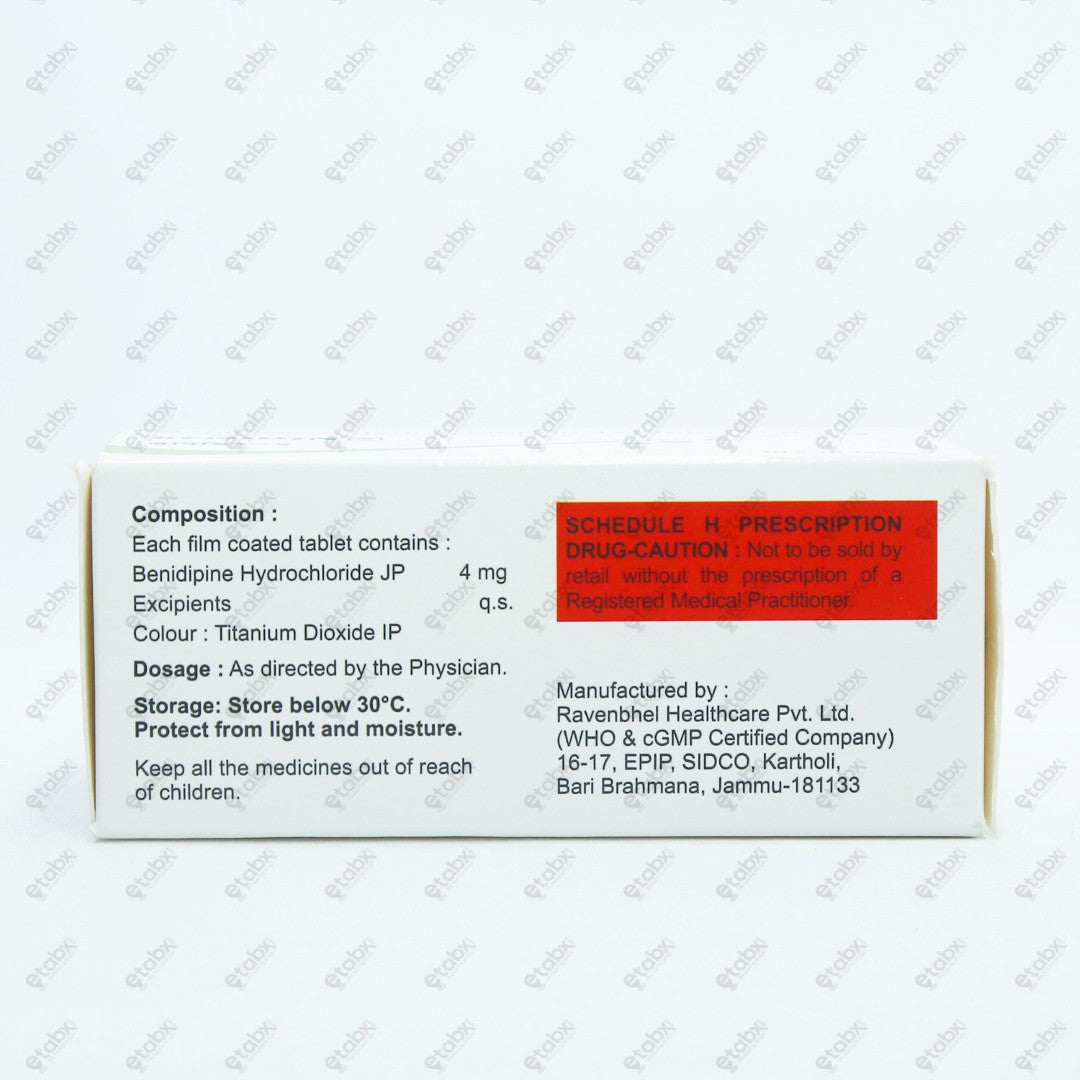 Benidin 4mg Tablet 15's
