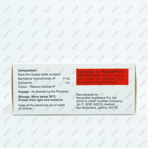 Benidin 4mg Tablet 15's