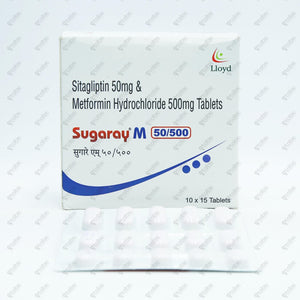 Sugaray M 50/500 Tablet 15's