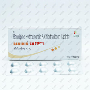 Benidin CH 6.25 Tablet 10's