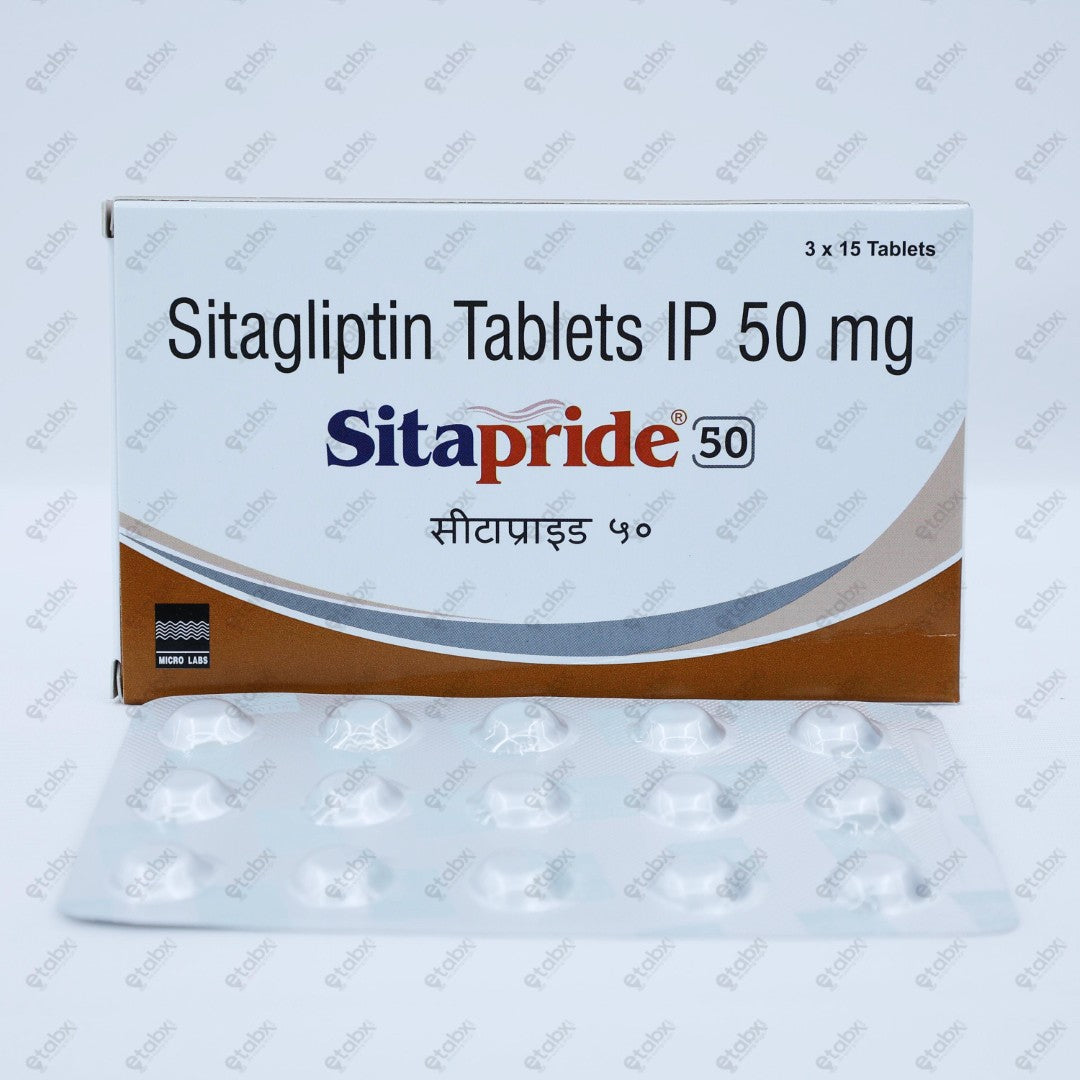 SITAPRIDE 50mg Tablets (Pack of 15)