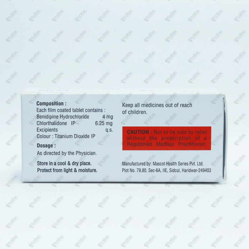Benidin CH 6.25 Tablet 10's