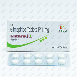 Glitaray 1mg Tablet 10's