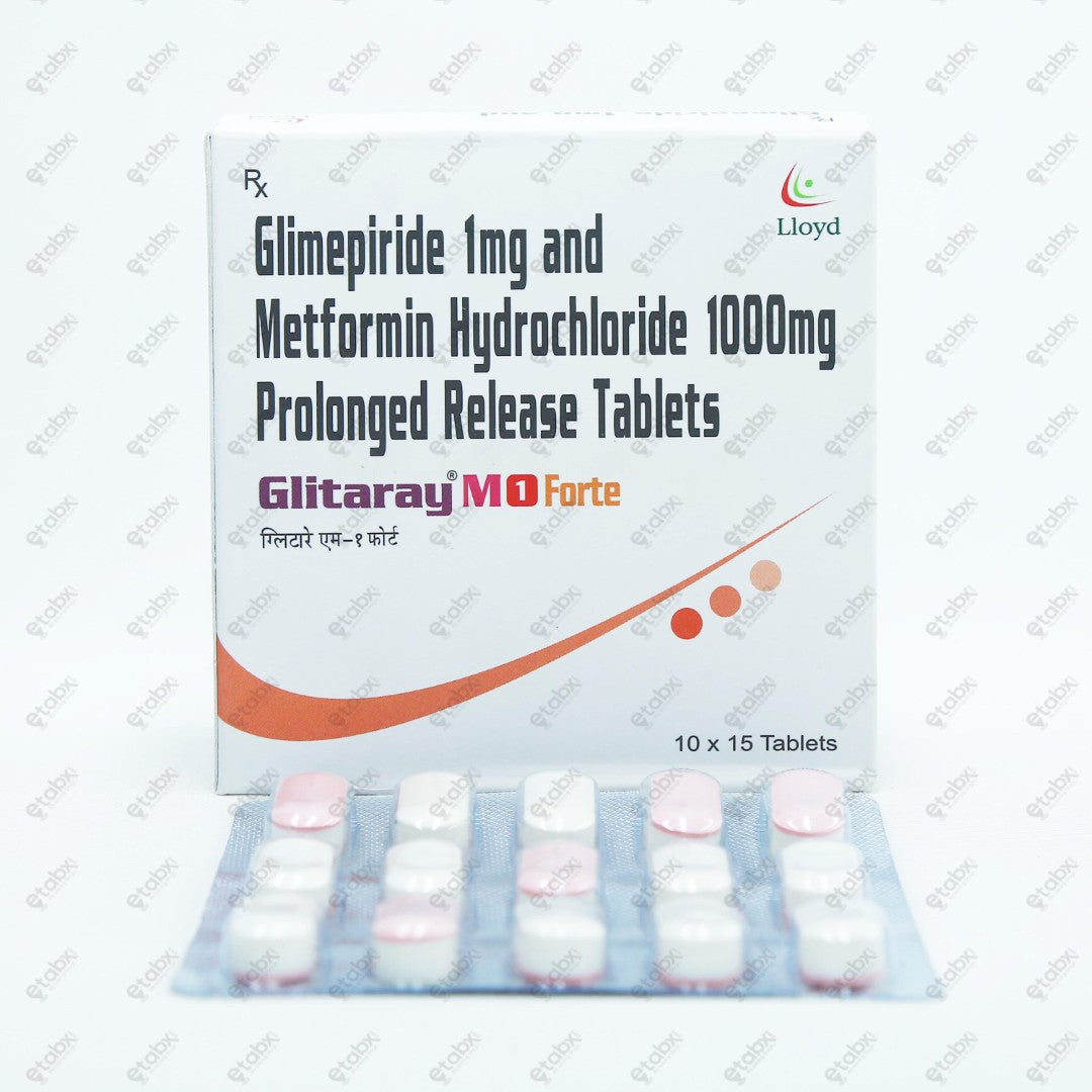 Glitaray M1 Forte Tablet 15's