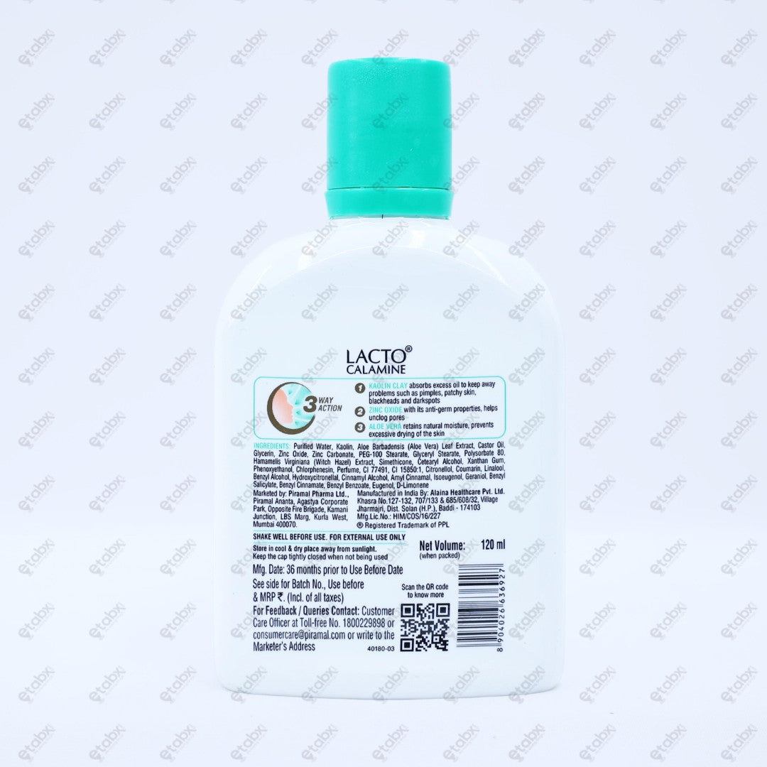 LACTO CALAMINE (Alovera) 120ML