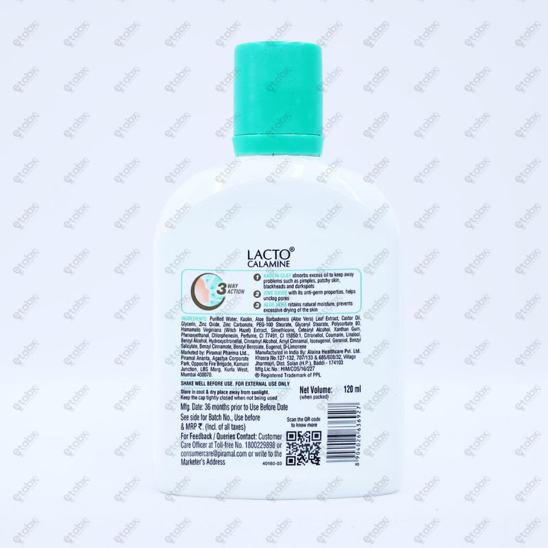 LACTO CALAMINE (Alovera) 120ML