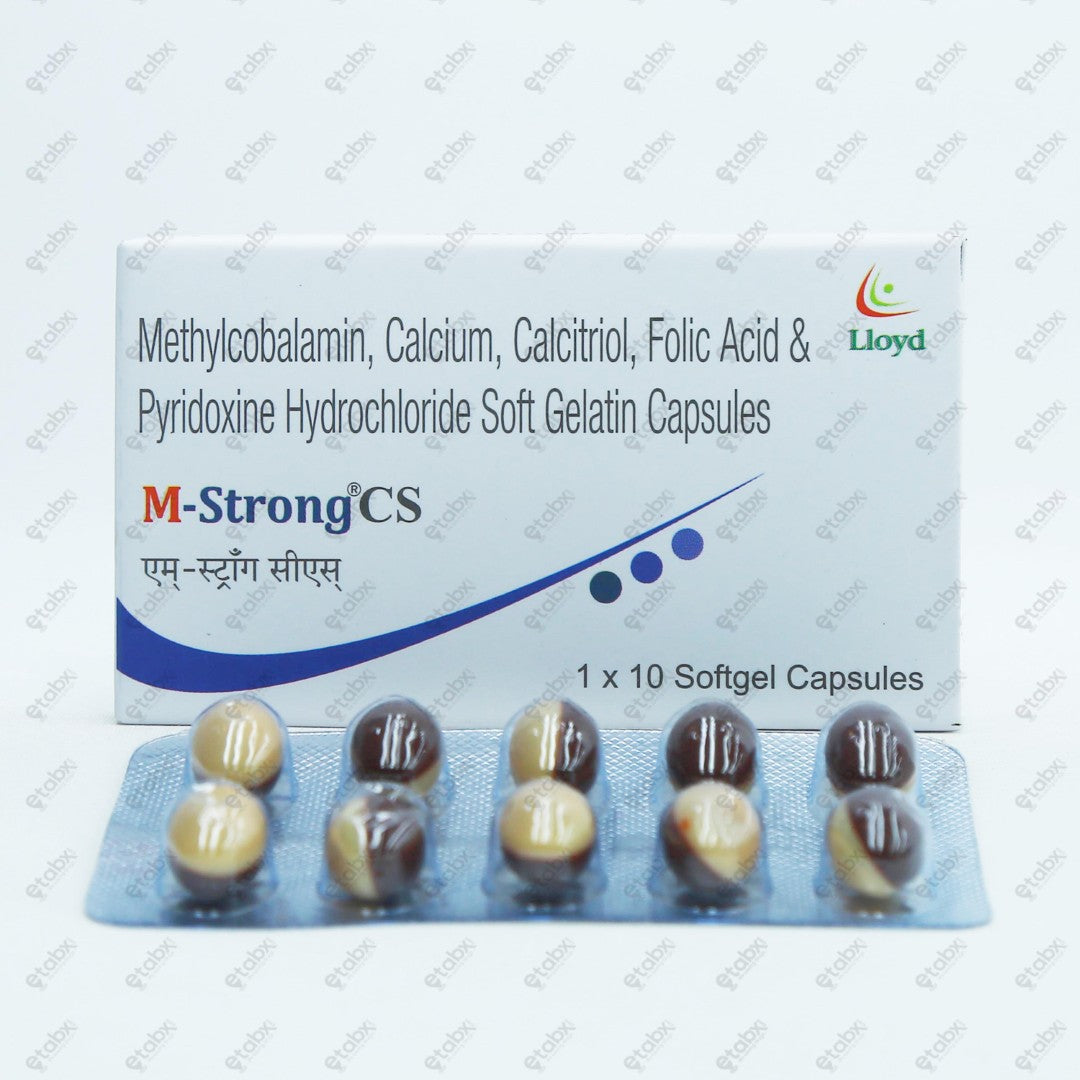 M Strong CS Tablet 10's