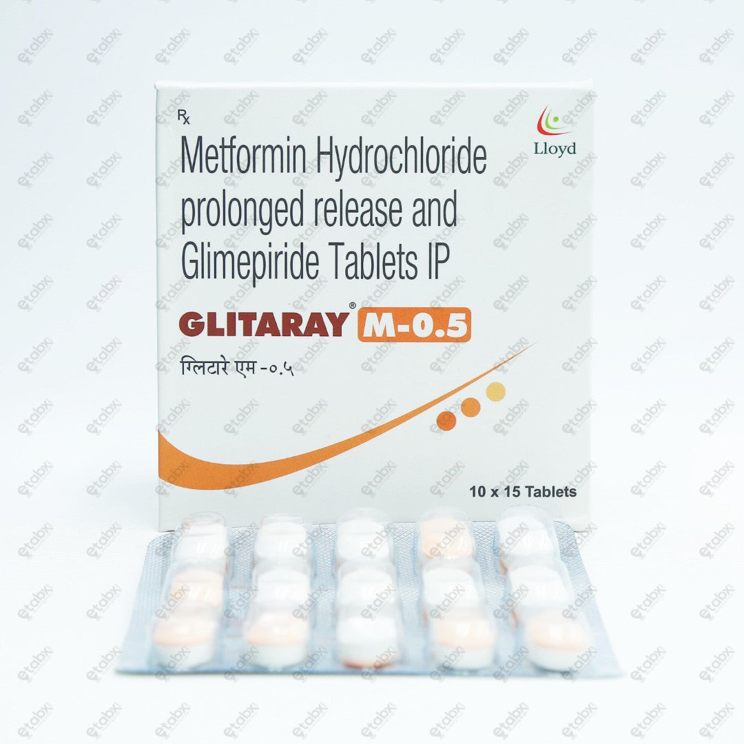 Glitaray M 0.5 Tablet 15's