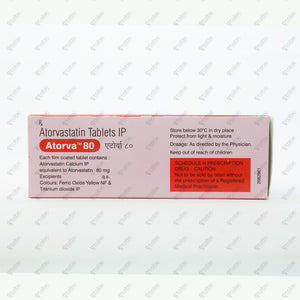Atorva 80 Tablets 10's