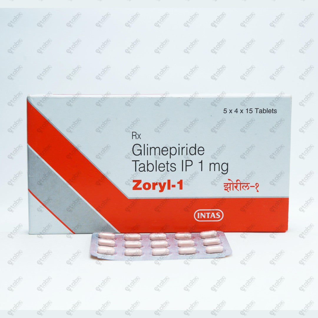 Zoryl 1mg Tablets 15's