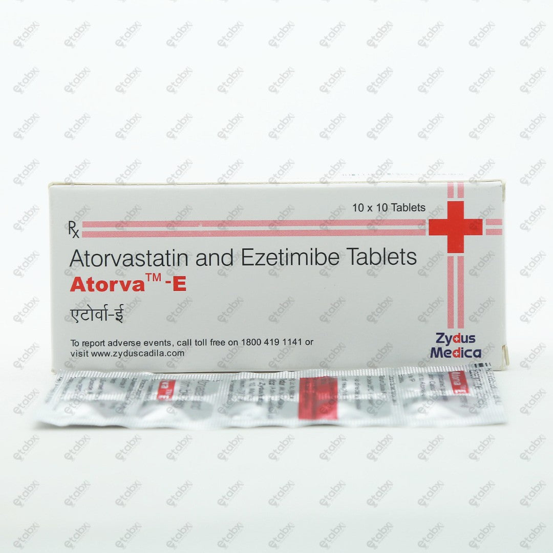 ATORVA E Tablet 10's