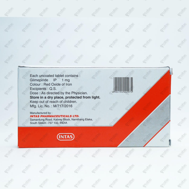 Zoryl 1mg Tablets 15's