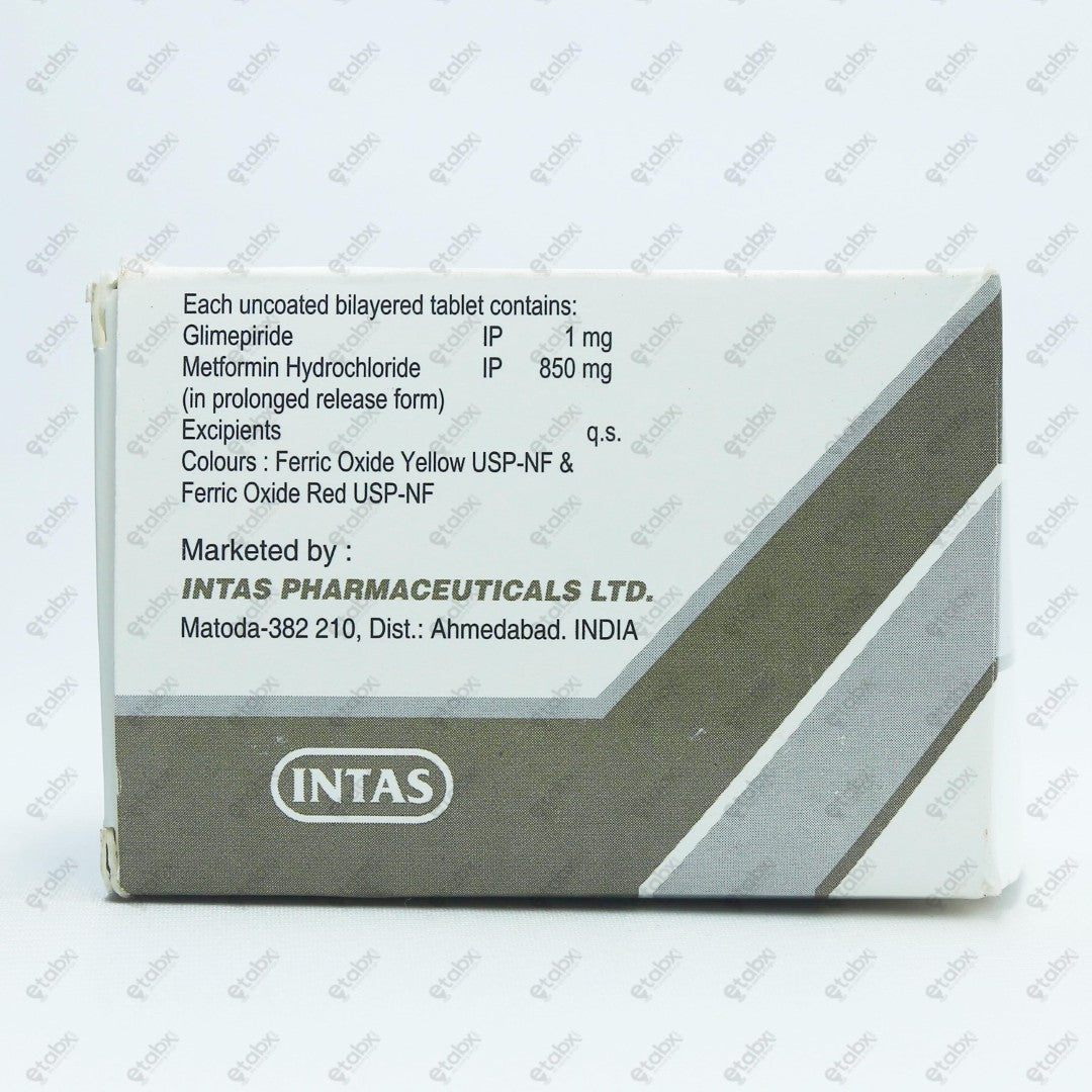Zoryl MF 1mg Tablet 10's