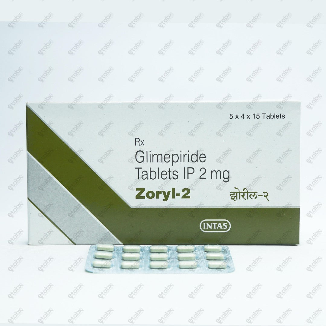 Zoryl 2mg Tablets 15's