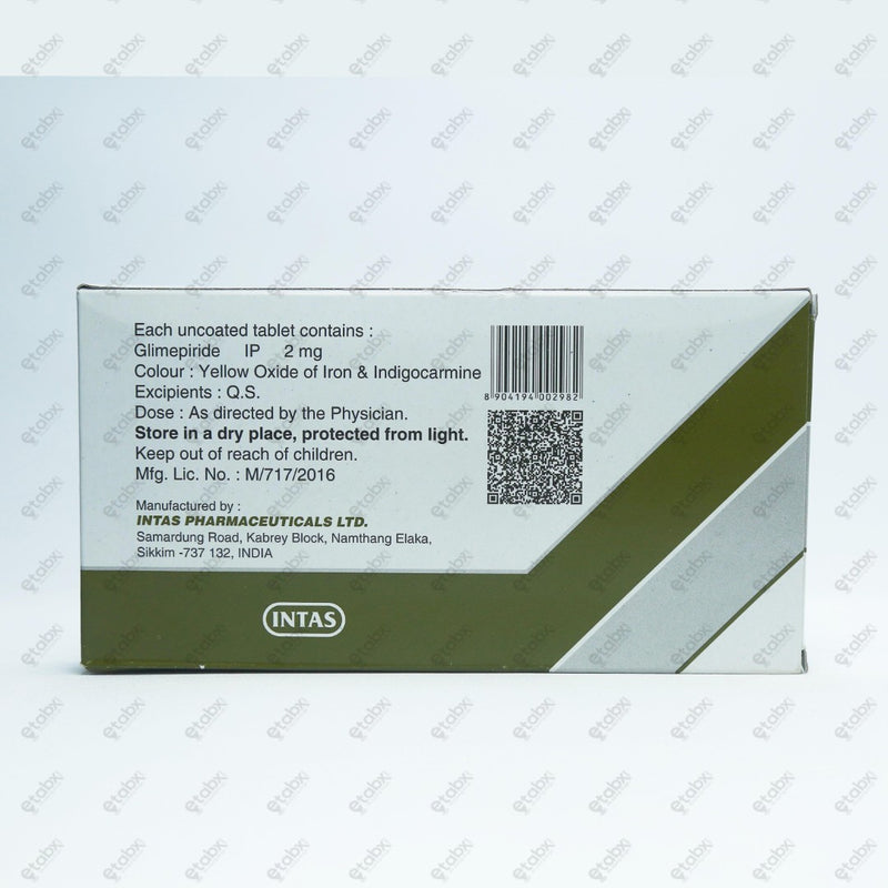 Zoryl 2mg Tablets 15's
