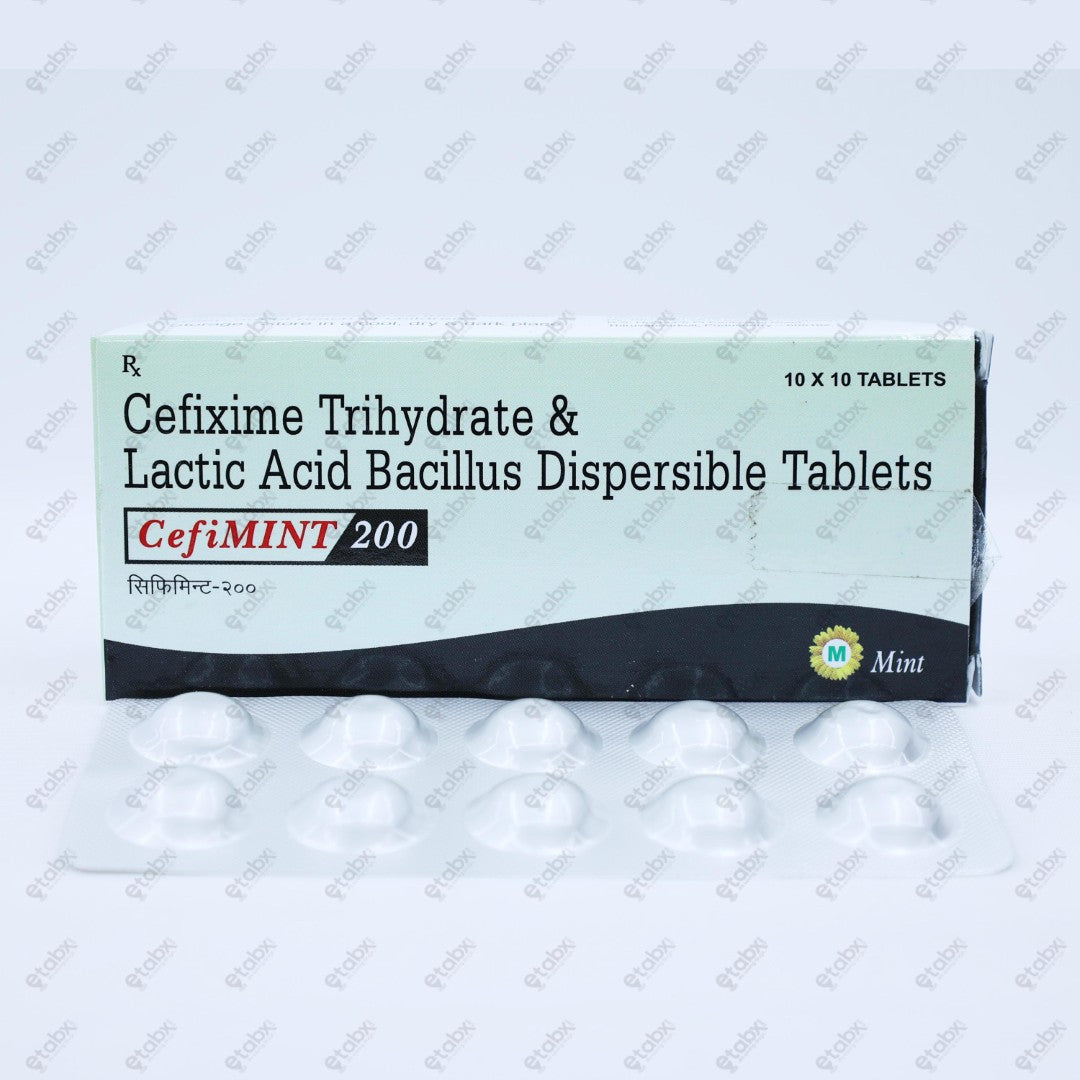 Cefimint 200mg Tablet 10's