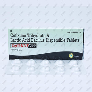 Cefimint 200mg Tablet 10's