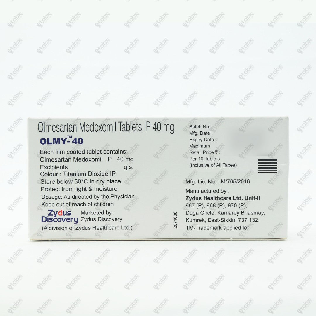 Olmy 40 Tablet 10's