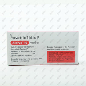 Atorva 40 Tablet 10's
