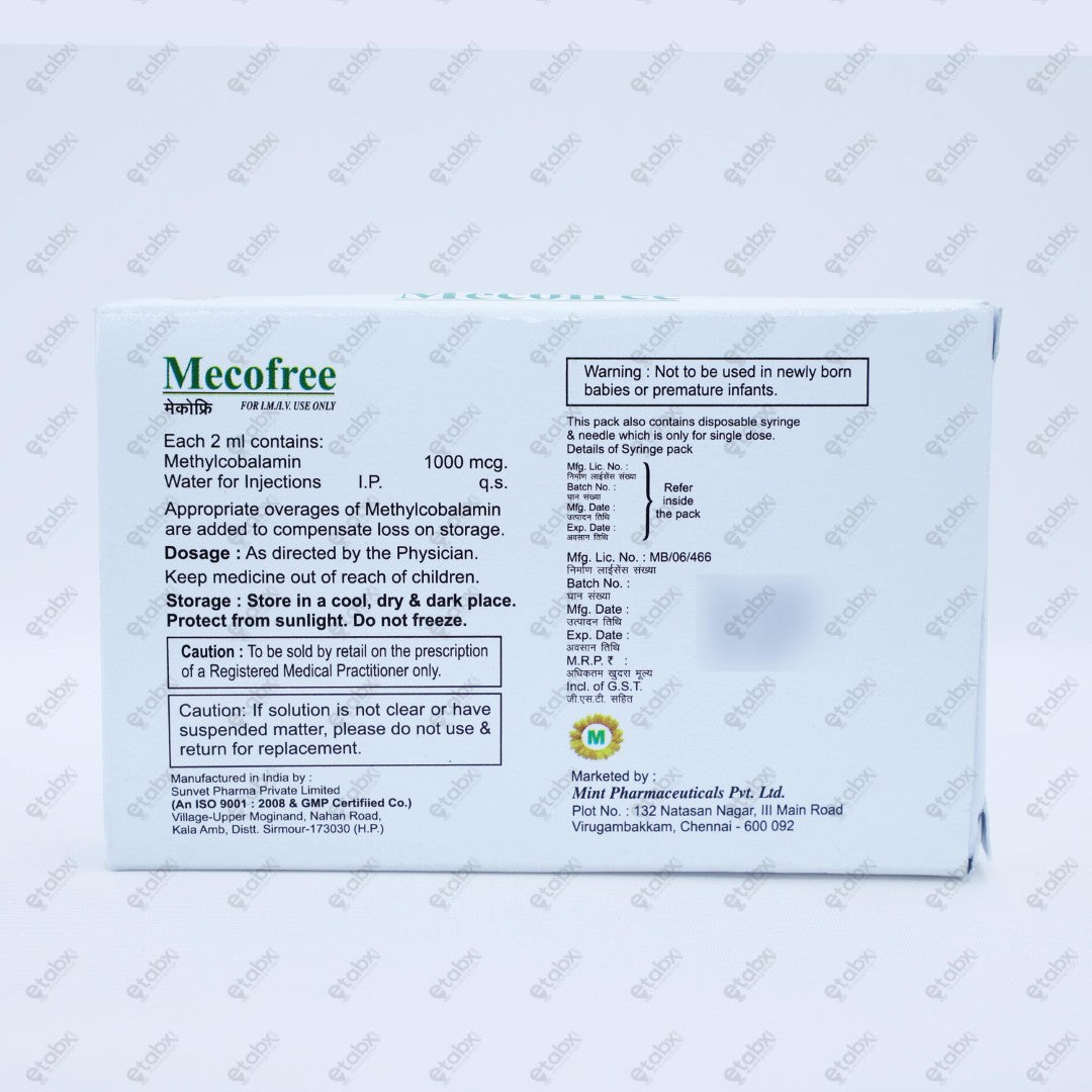 Mecofree Injection 2ml