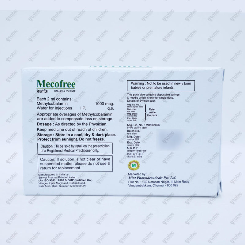 Mecofree Injection 2ml