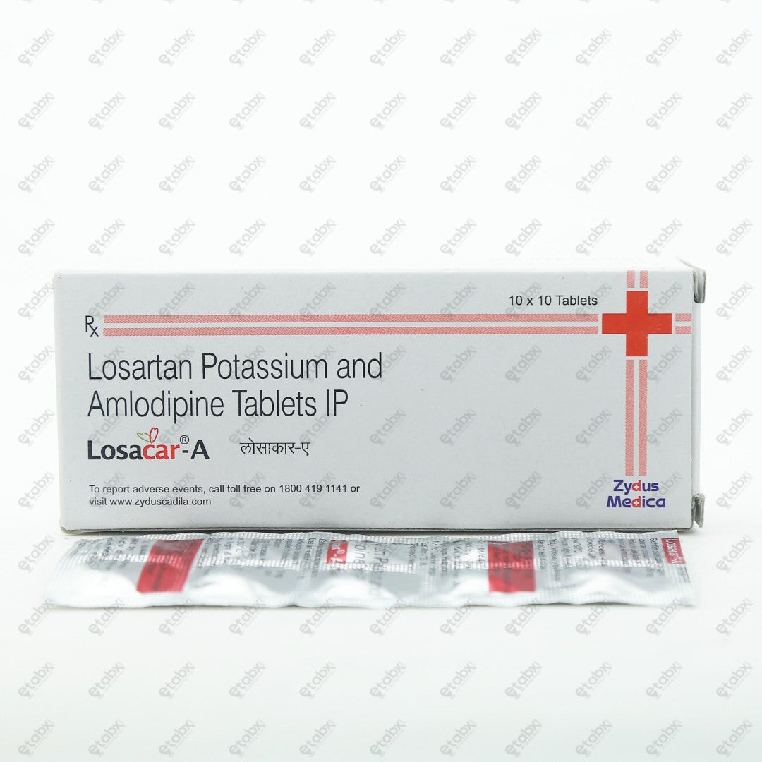 Losacar A Tablets 10's