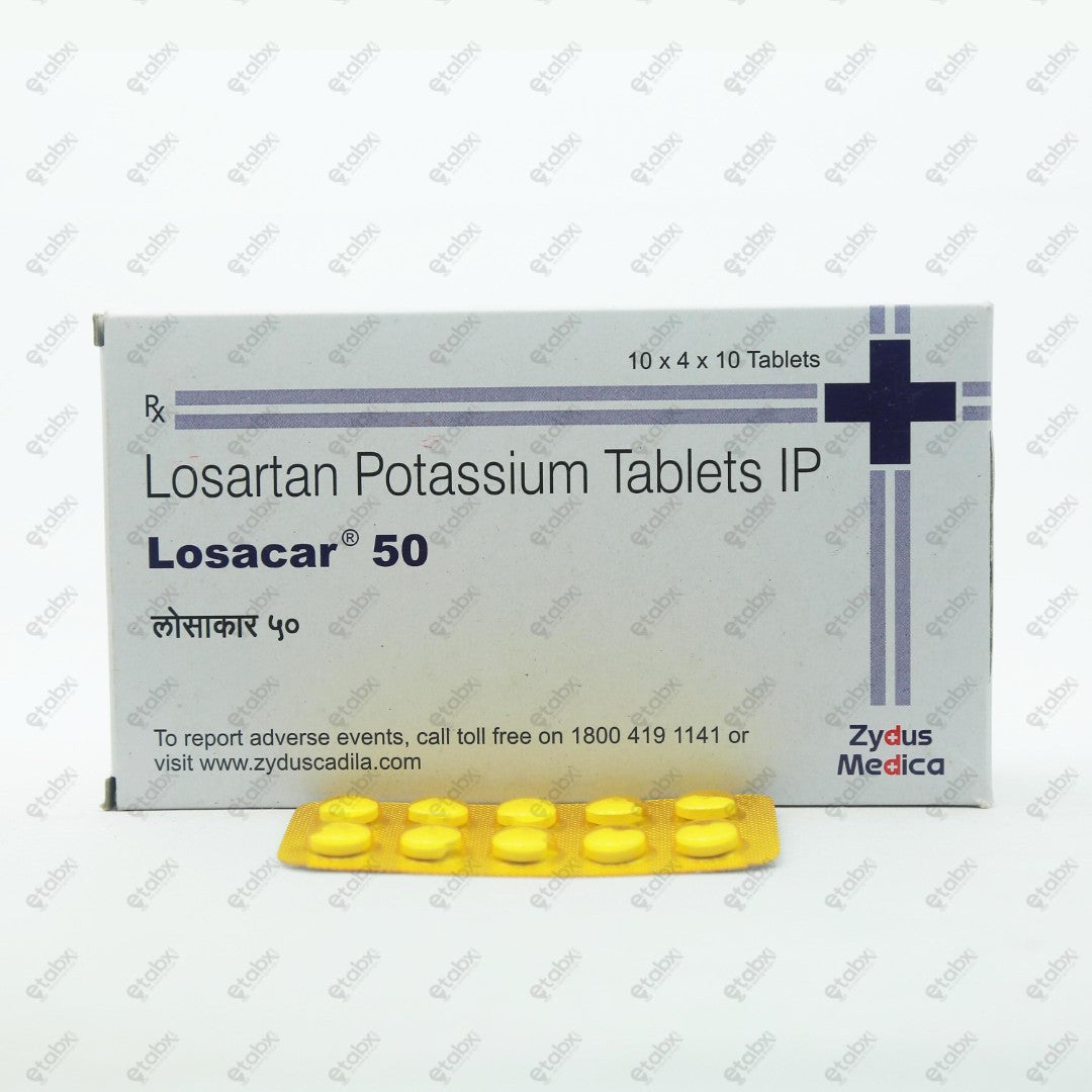 Losacar 50 Tablets 10's