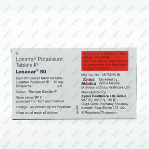 Losacar 50 Tablets 10's