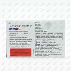 Inditel 40 Tablet 15's