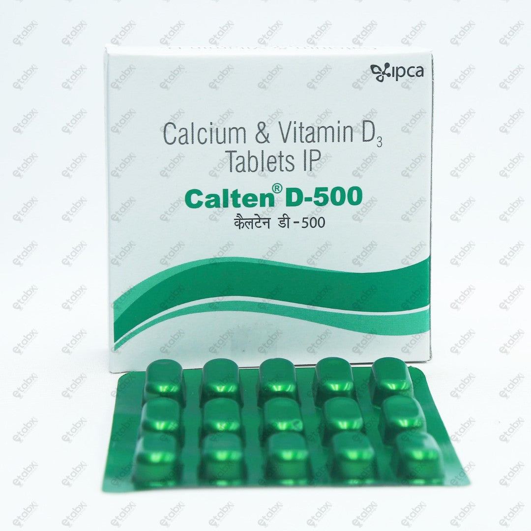 Calten D-500 Tablet 15's