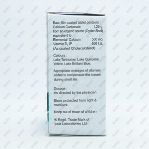 Calten D-500 Tablet 15's