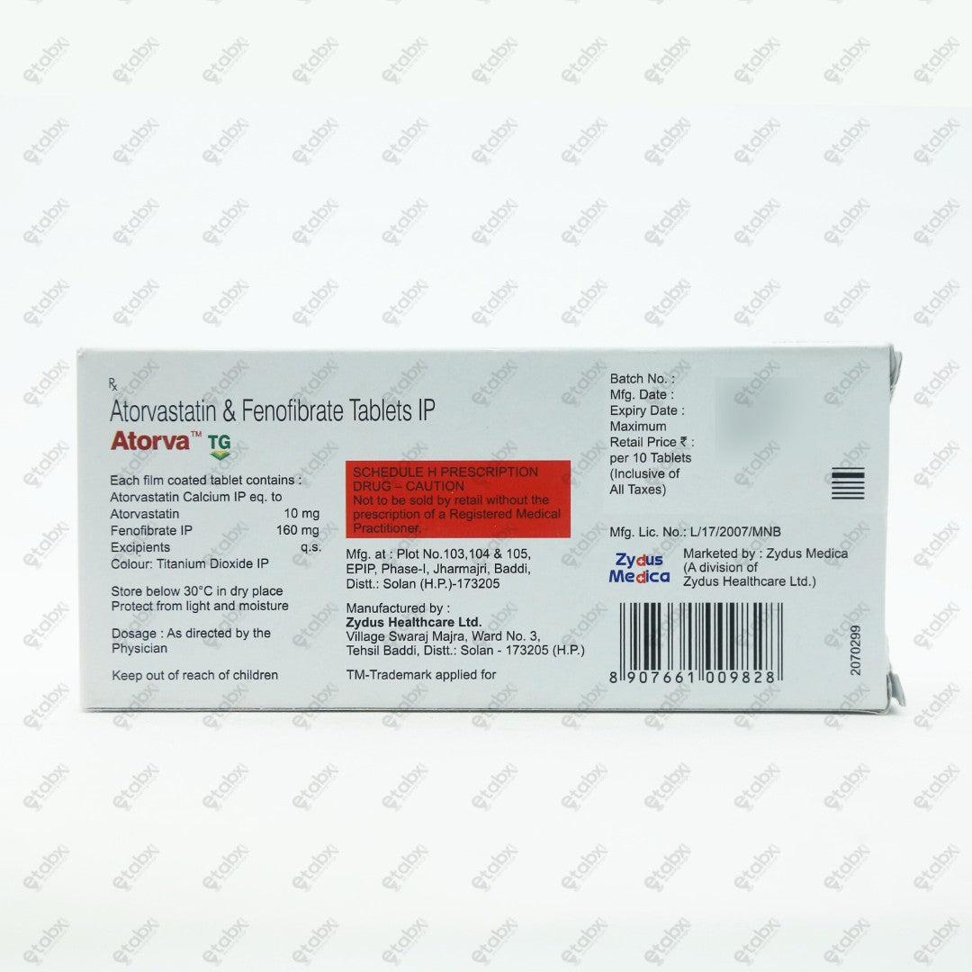 Atorva TG Tablet 10's