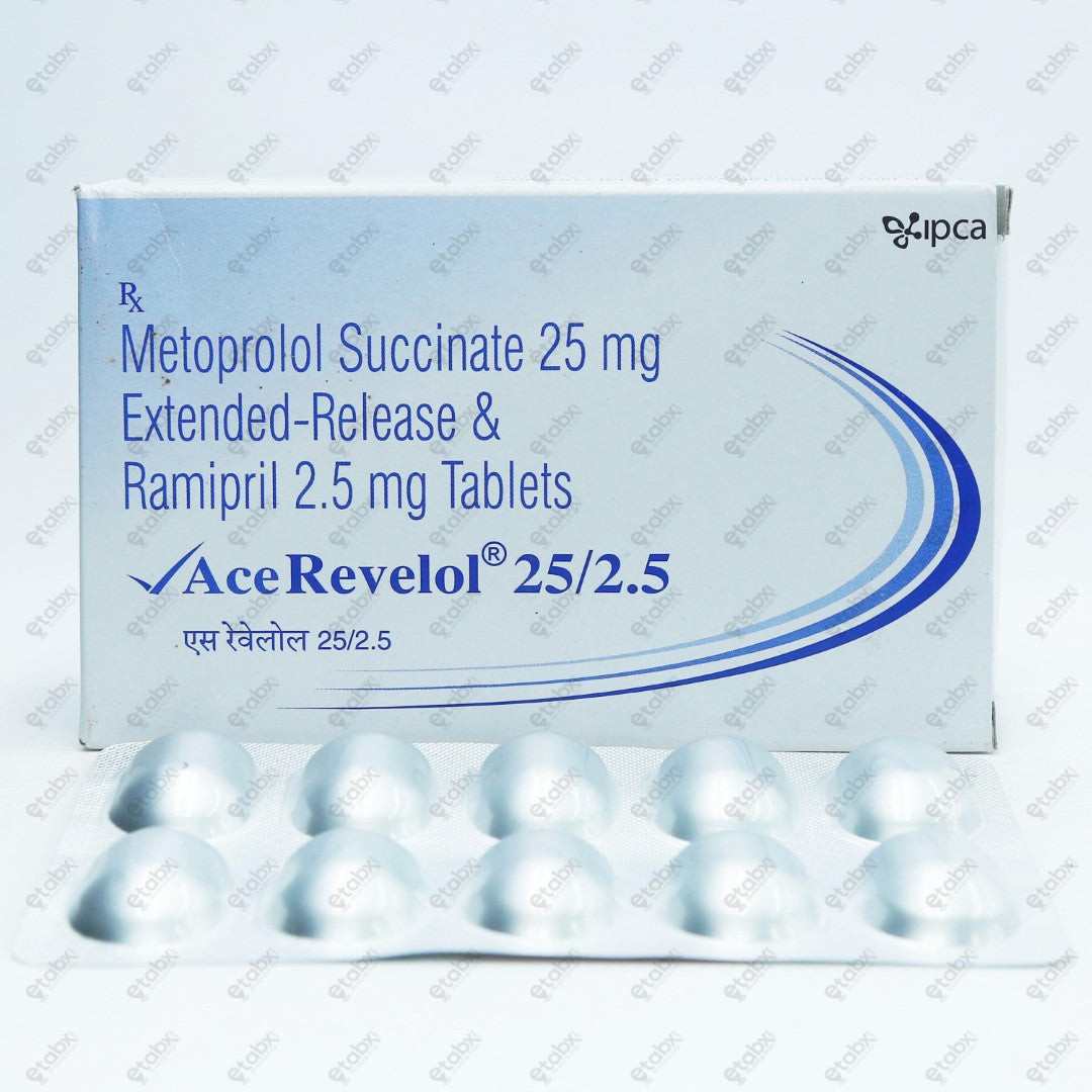 Ace Revelol 25/2.5 Tablet 10's