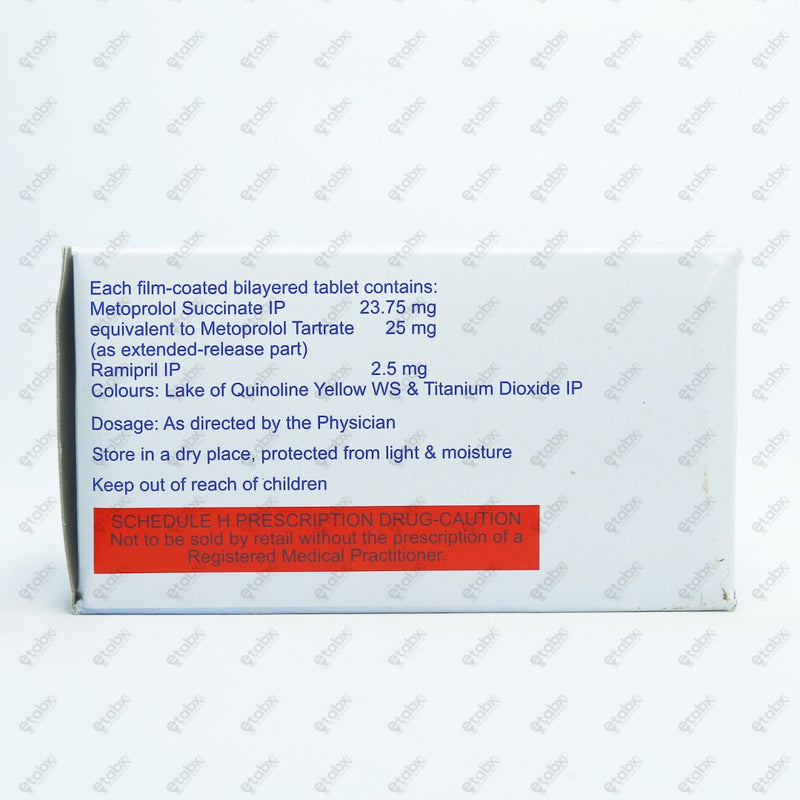Ace Revelol 25/2.5 Tablet 10's