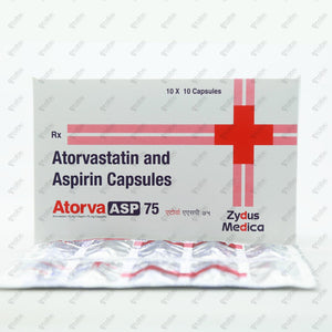 Atorva ASP 75 Capsule 10's