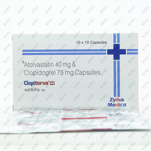 CLOPITORVA 40 Capsule 10's