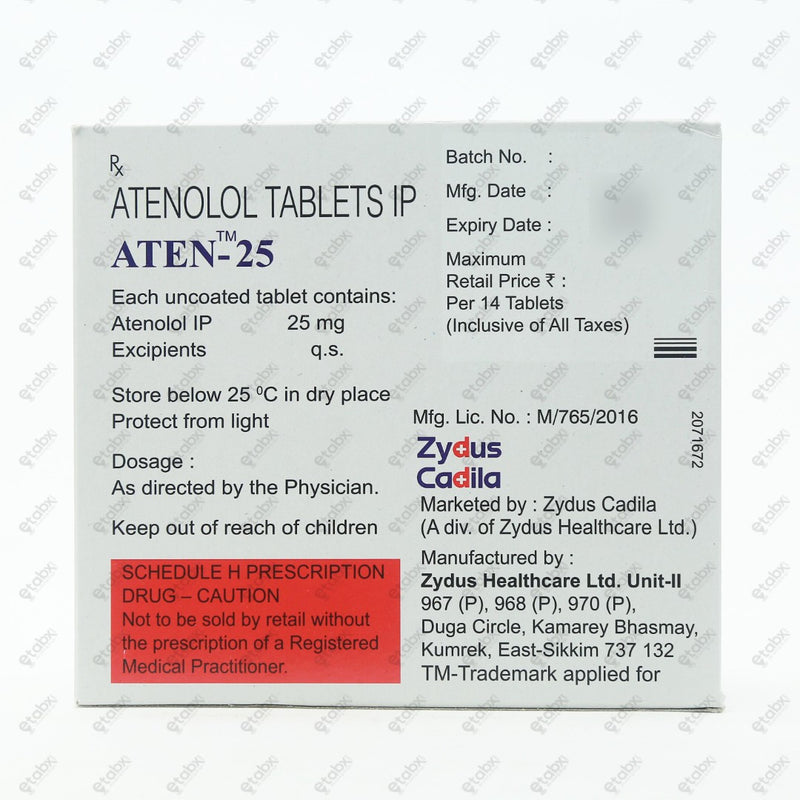 Aten 25 Tablet 14's