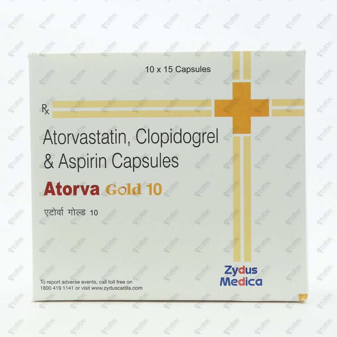Atorva Gold 10 Capsule 15's