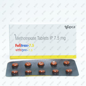 Folitrax 7.5 Tablets 10's