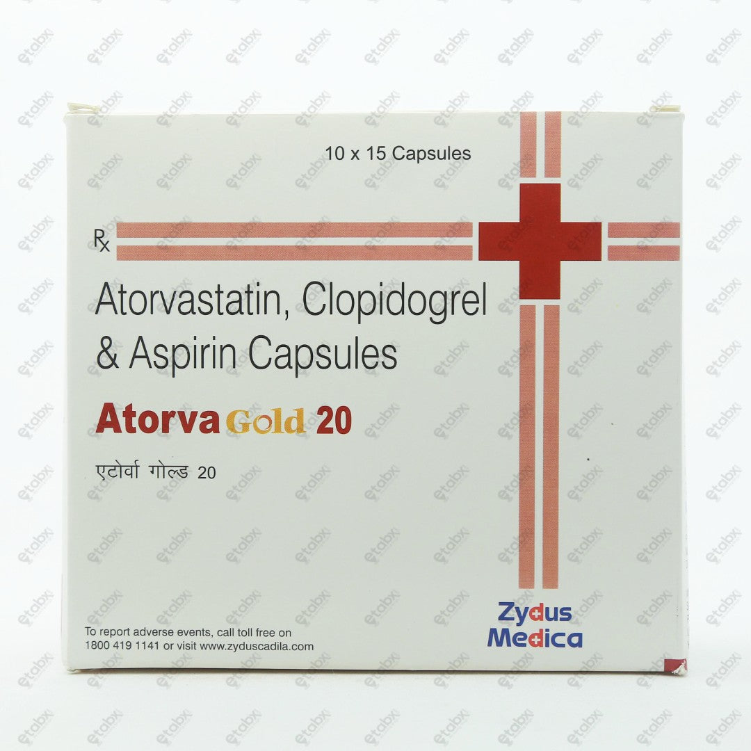 Atorva Gold 20 Capsule 15's