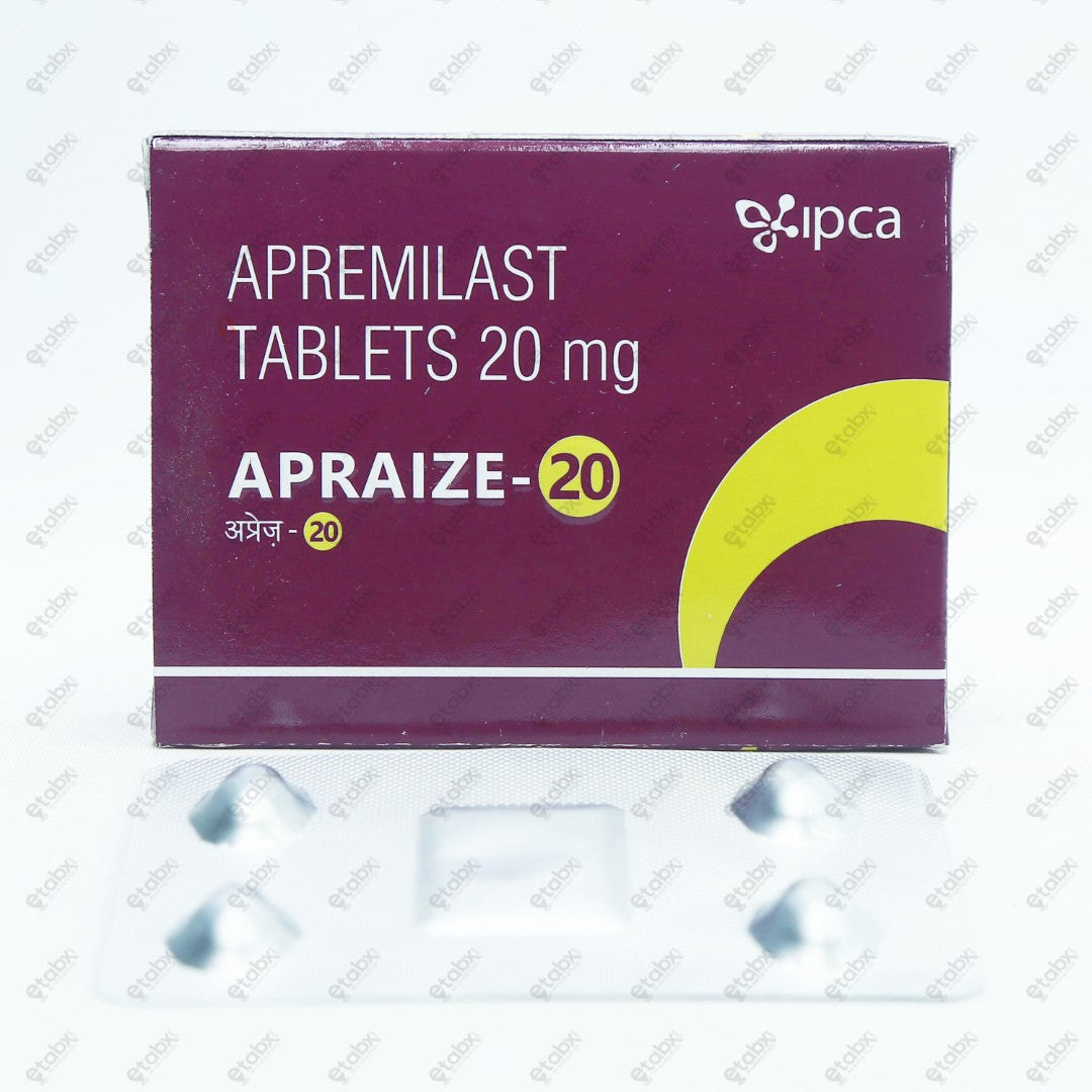 Apraize 20mg Tablet 4's
