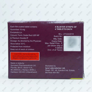 Apraize 10mg Tablet 4's